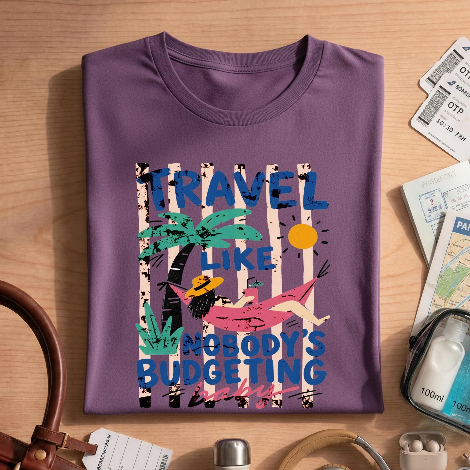 Travel Like Nobodys Budgeting Shirt
