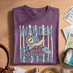 Funny Snail Compass Travel Shirt