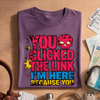 Humorous Pop Art Sarcastic Skull Tee