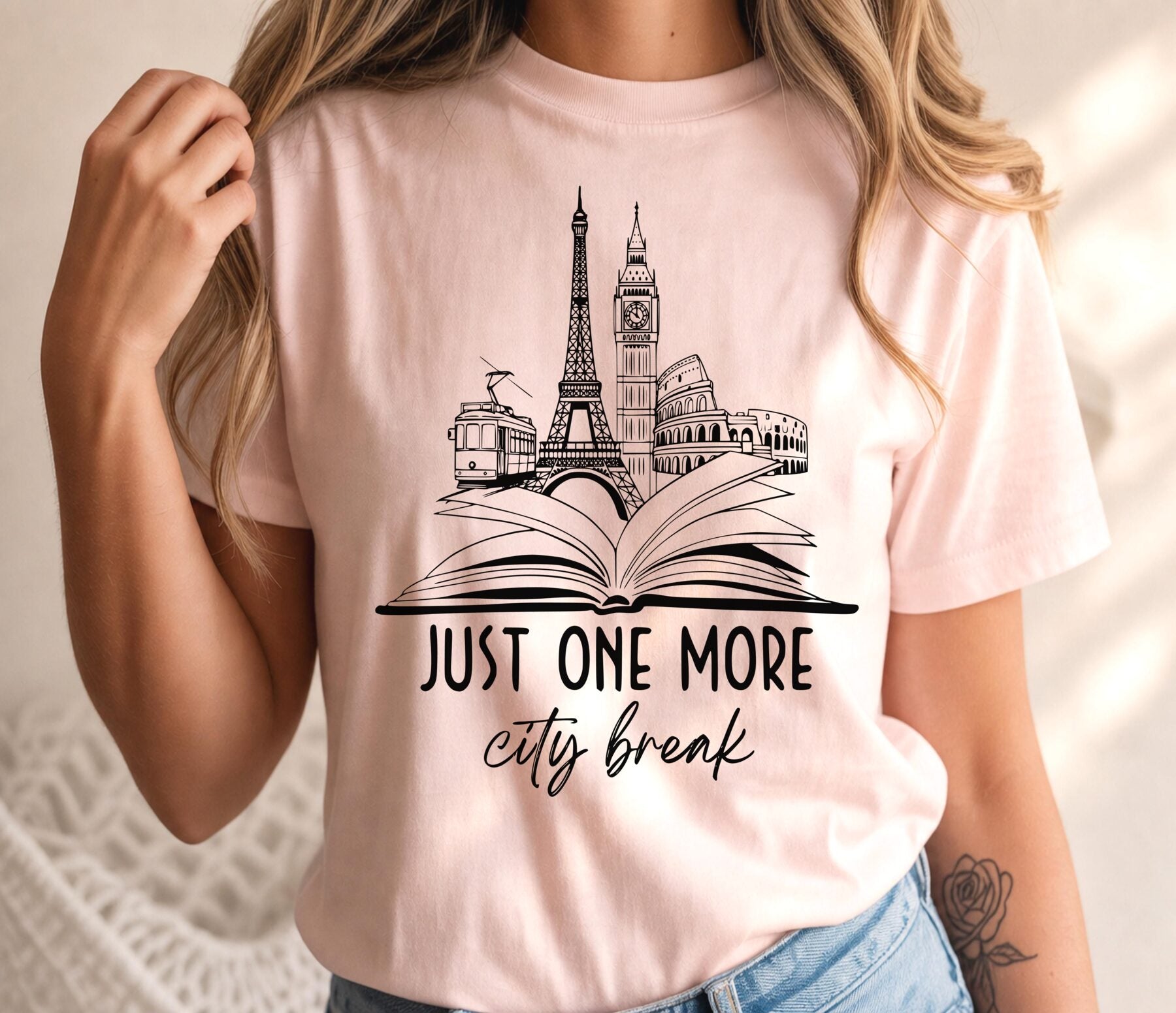 Paris London Rome Bookish Reader Apparel