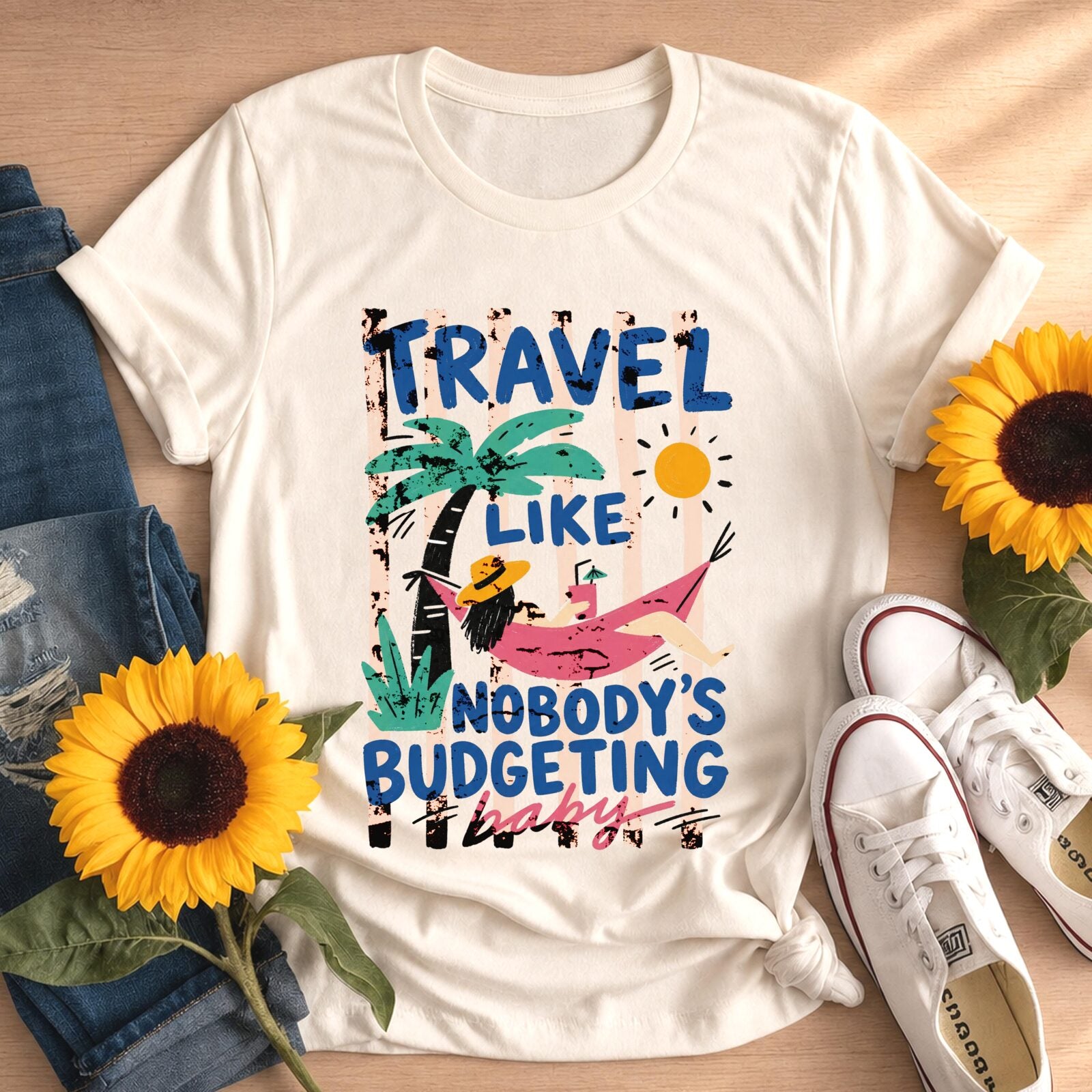 Travel Like Nobodys Budgeting Shirt