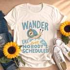 Funny Snail Compass Travel Shirt