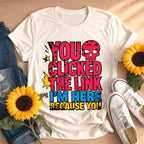Humorous Pop Art Sarcastic Skull Tee