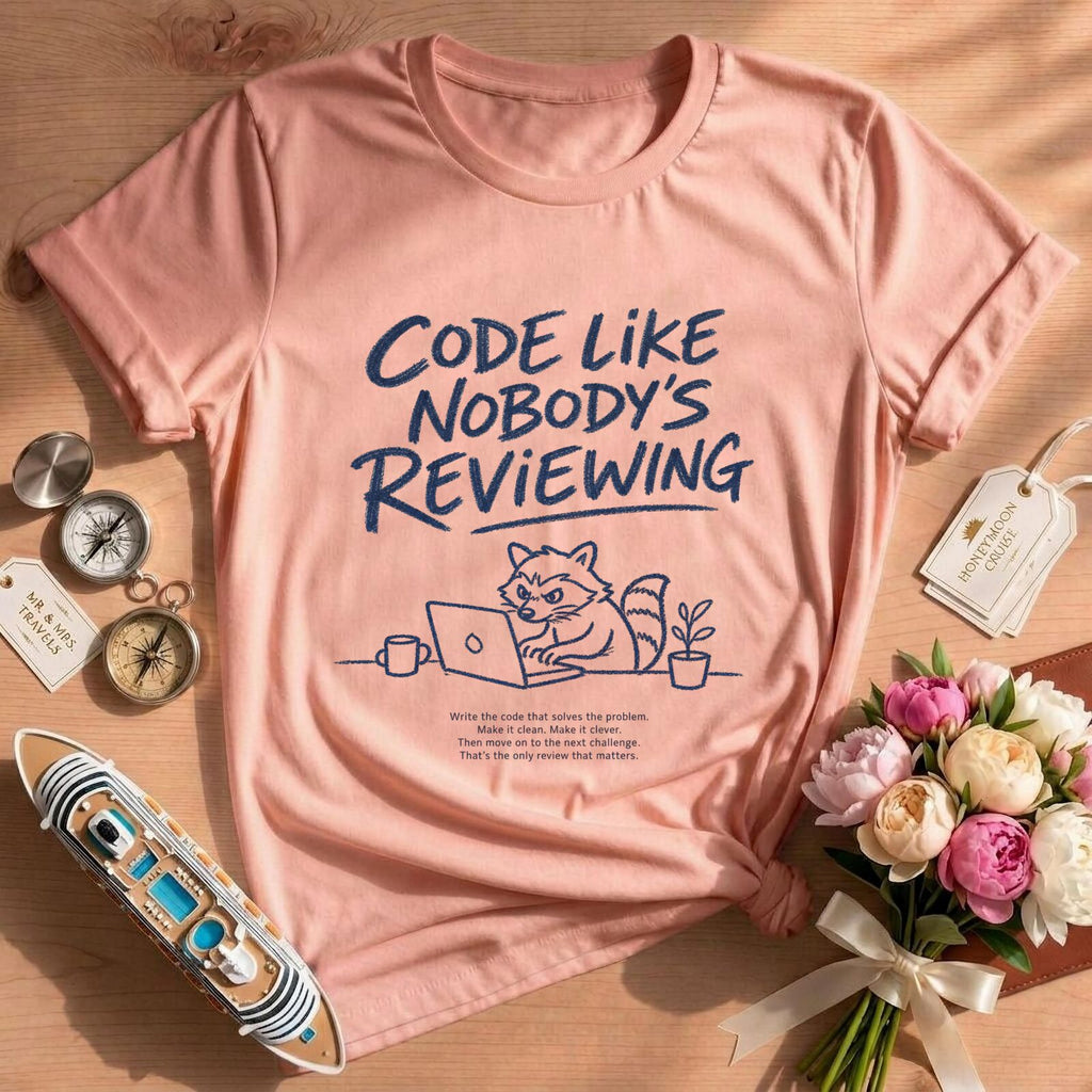 Raccoon Coding Tee
