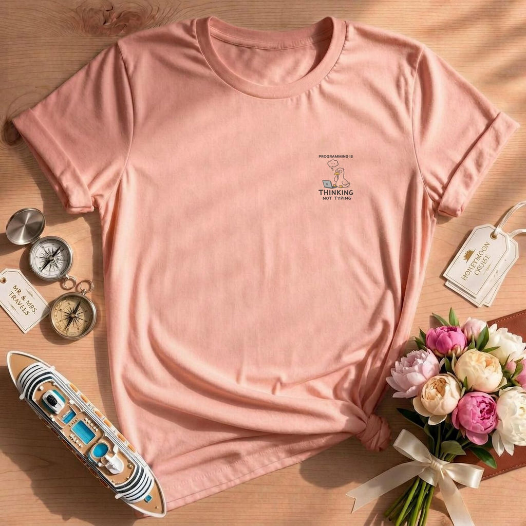 Computer Science Is Thinking Not Typing Coding Tee