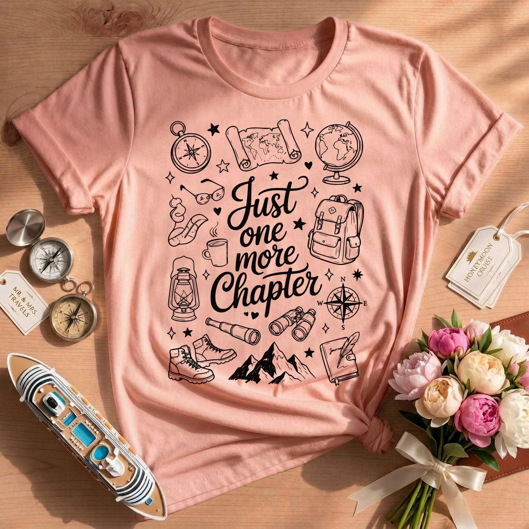Book Lover Reading Adventure Tee