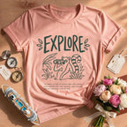 Safari Animal Wildlife Explore Lemur T-Shirt