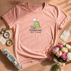 Thinking Not Typing Dinosaur T-Shirt