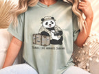 Funny Vacation Adventur Panda Travel Shirt