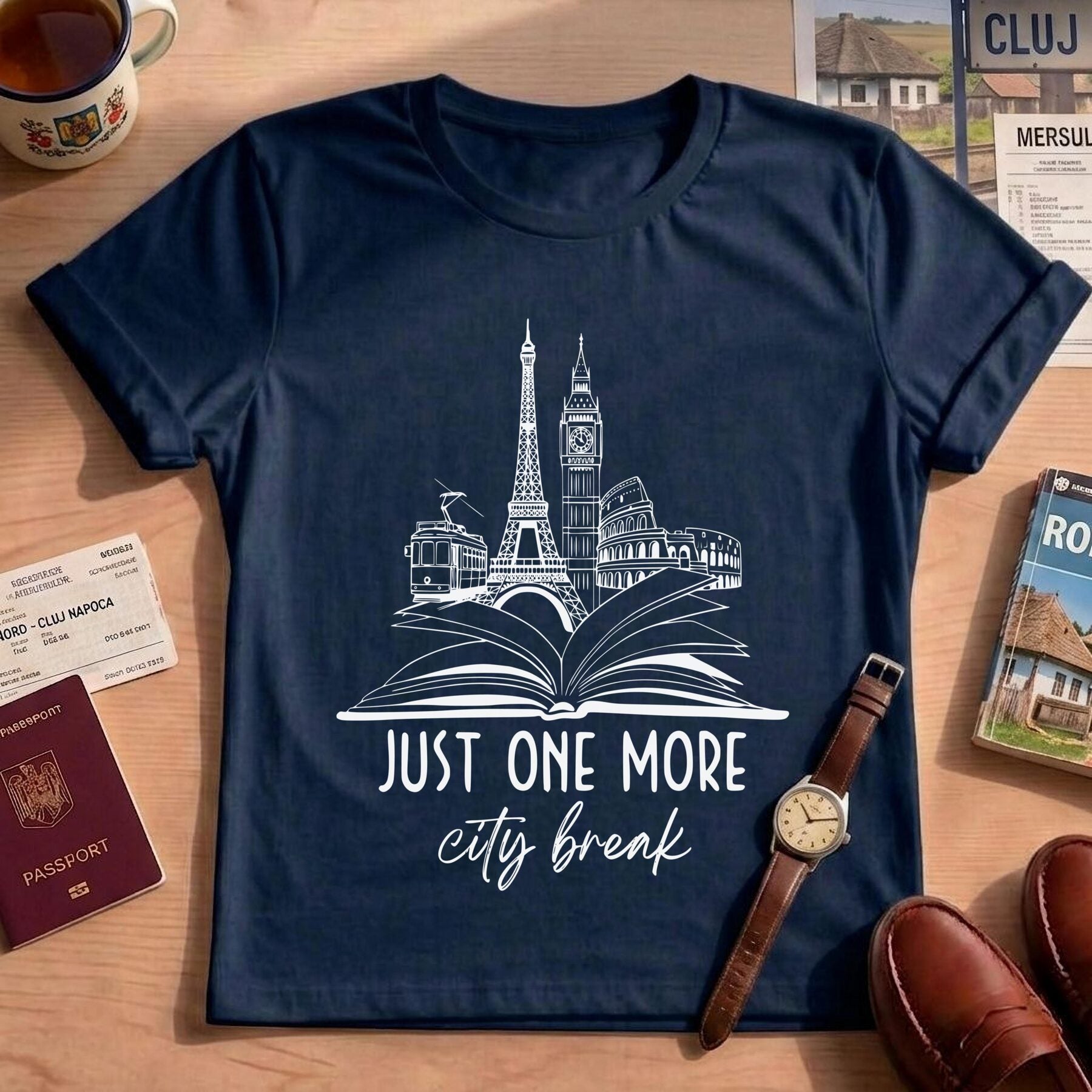 Paris London Rome Bookish Reader Apparel