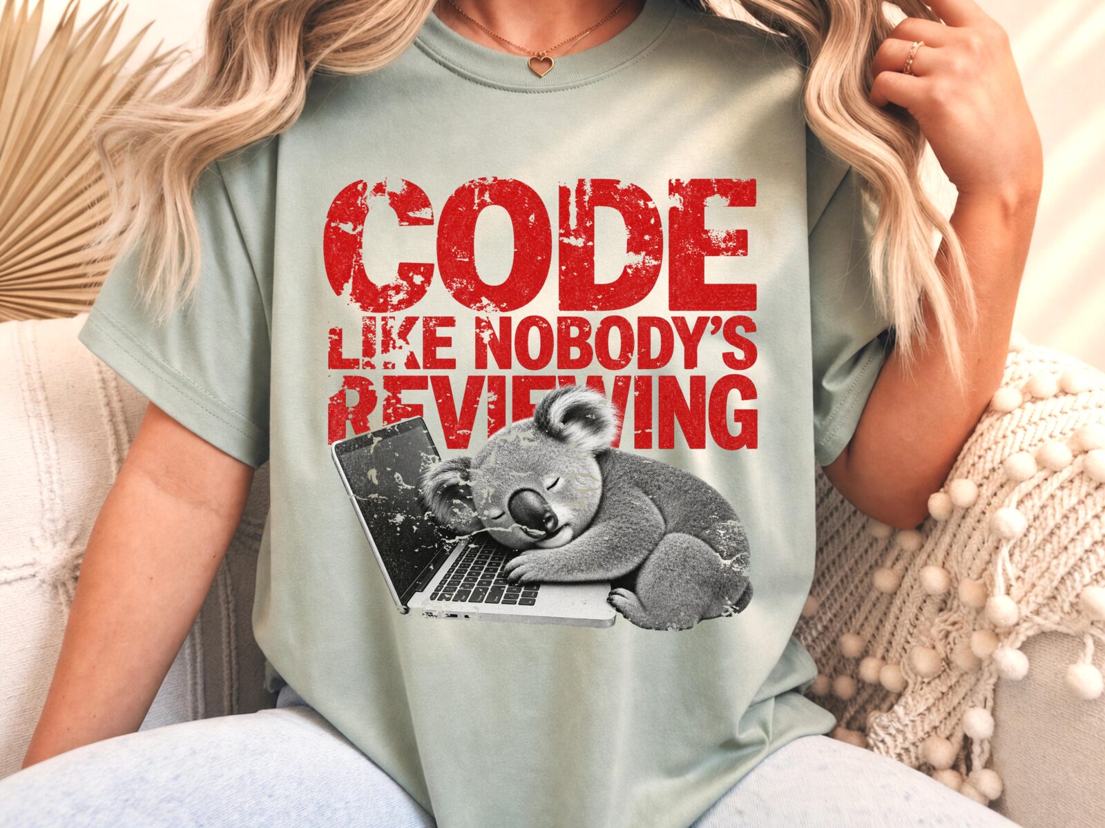 Developer Code Like Nobody's Reviewing Shirt