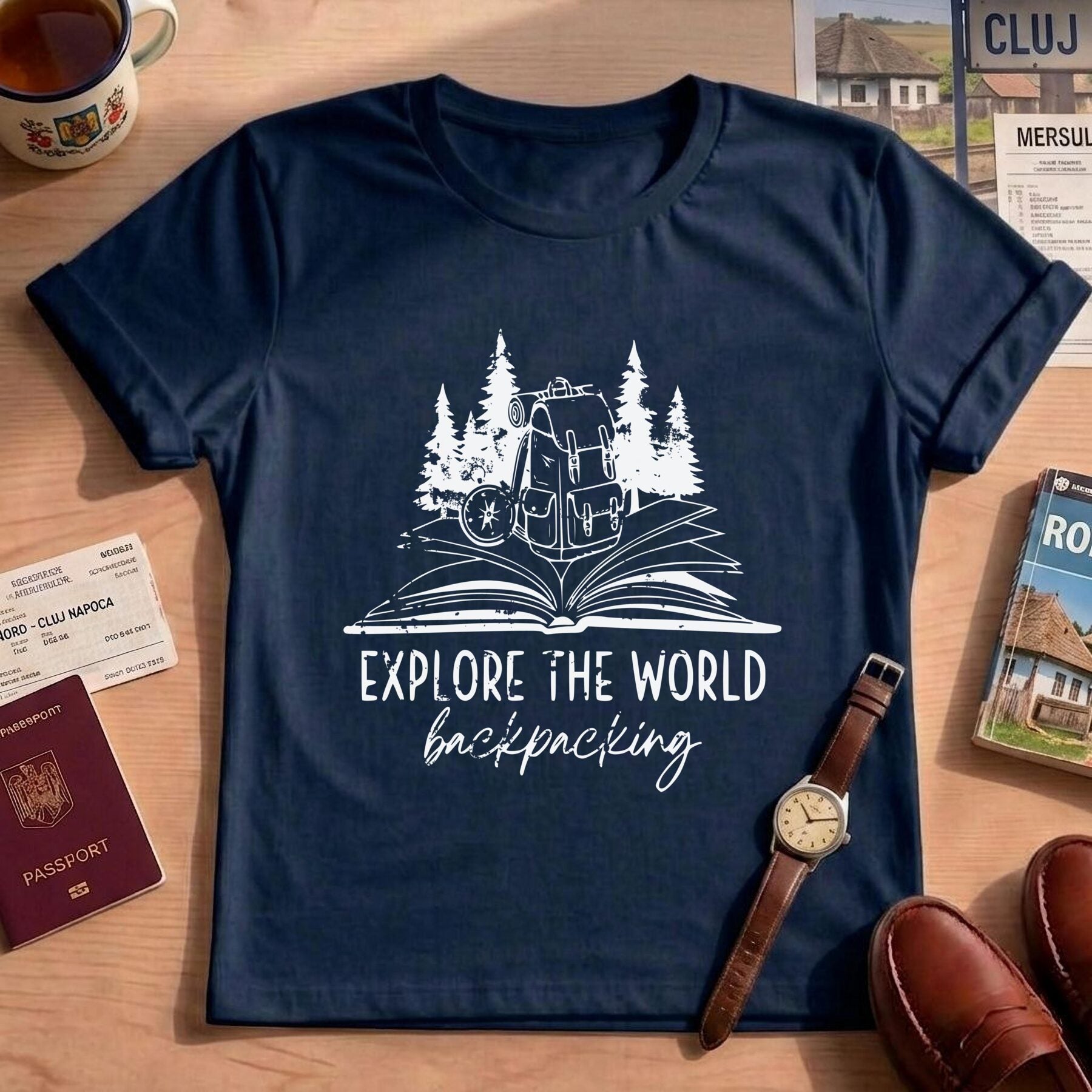 Explore The World Backpacking Shirt