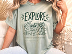 Safari Animal Wildlife Explore Lemur T-Shirt