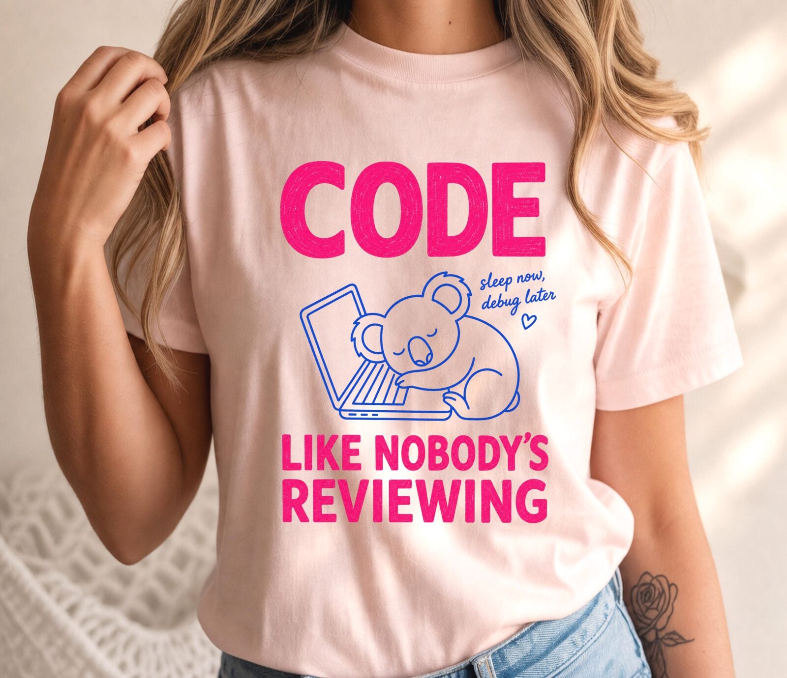 Code Like Nobody's Reviewing Tee