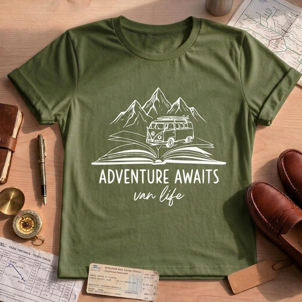 Adventure Awaits Van Life T-Shirt