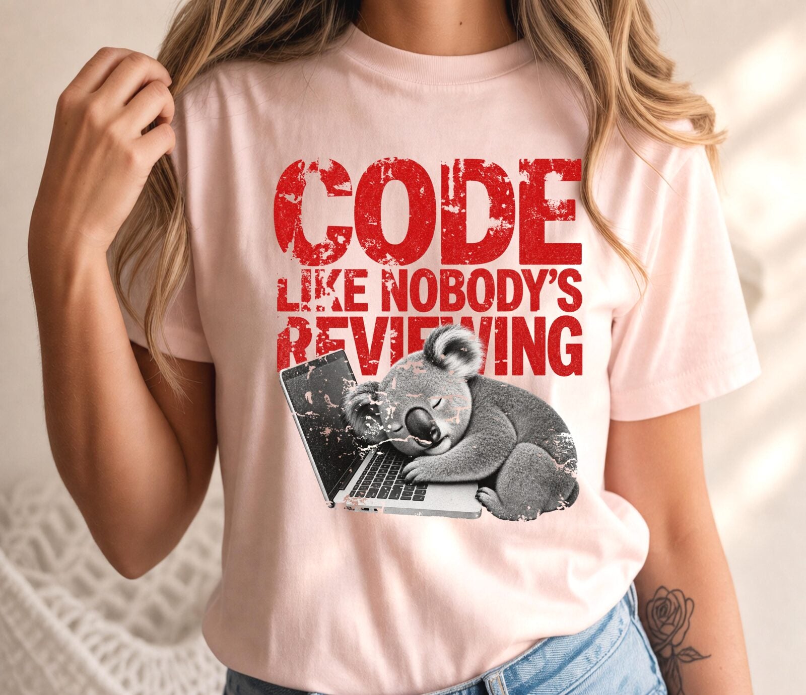 Developer Code Like Nobody's Reviewing Shirt