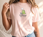 Thinking Not Typing Dinosaur T-Shirt
