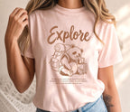 Adventure Lover Explore Panda Travel T-Shirt