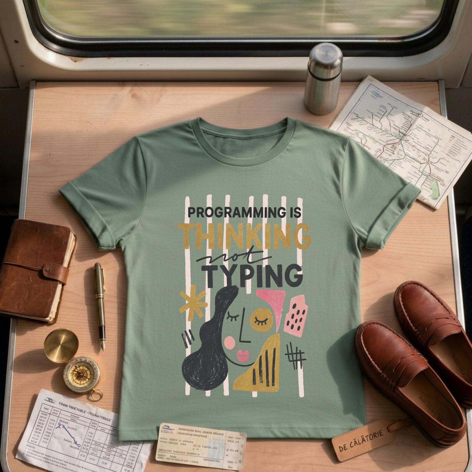 Programming Is Thinking Not Typing Shirt