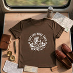 Funny Hiking Just One More Trail Skeleton T-Shirt