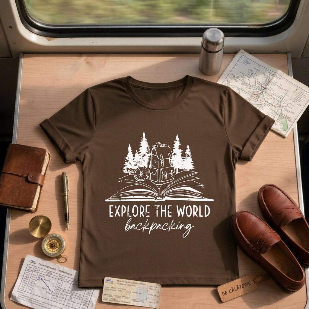 Explore The World Backpacking Shirt