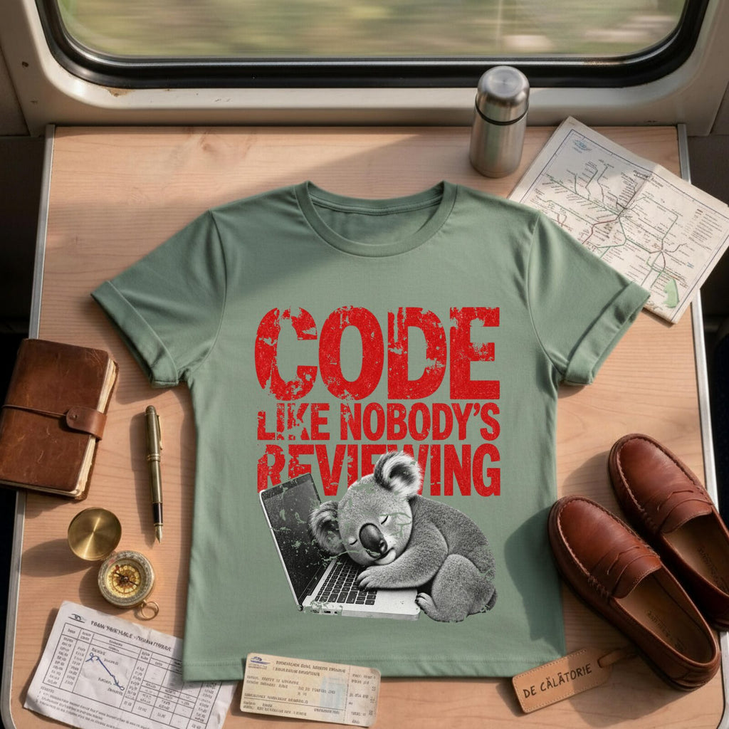 Developer Code Like Nobody's Reviewing Shirt