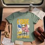 Code Like Nobody's Reviewing Sloth Shirt
