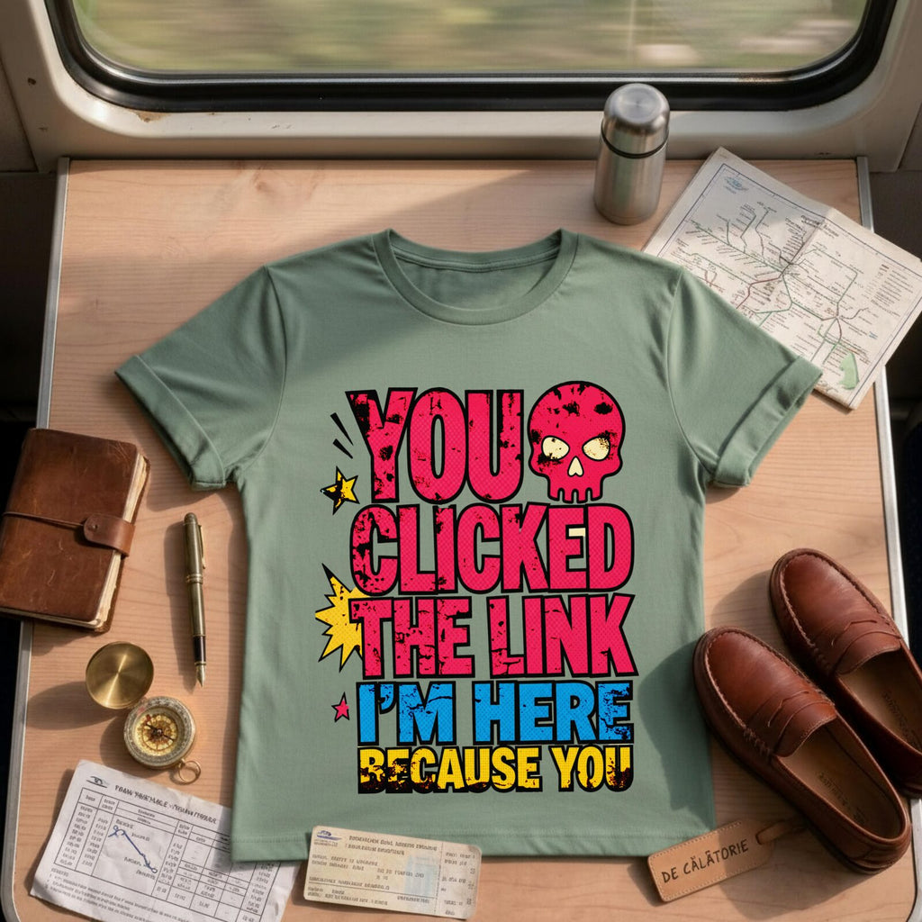 Humorous Pop Art Sarcastic Skull Tee