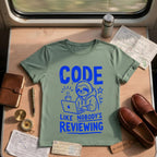 Code Like Nobody's Reviewing Sloth T-Shirt